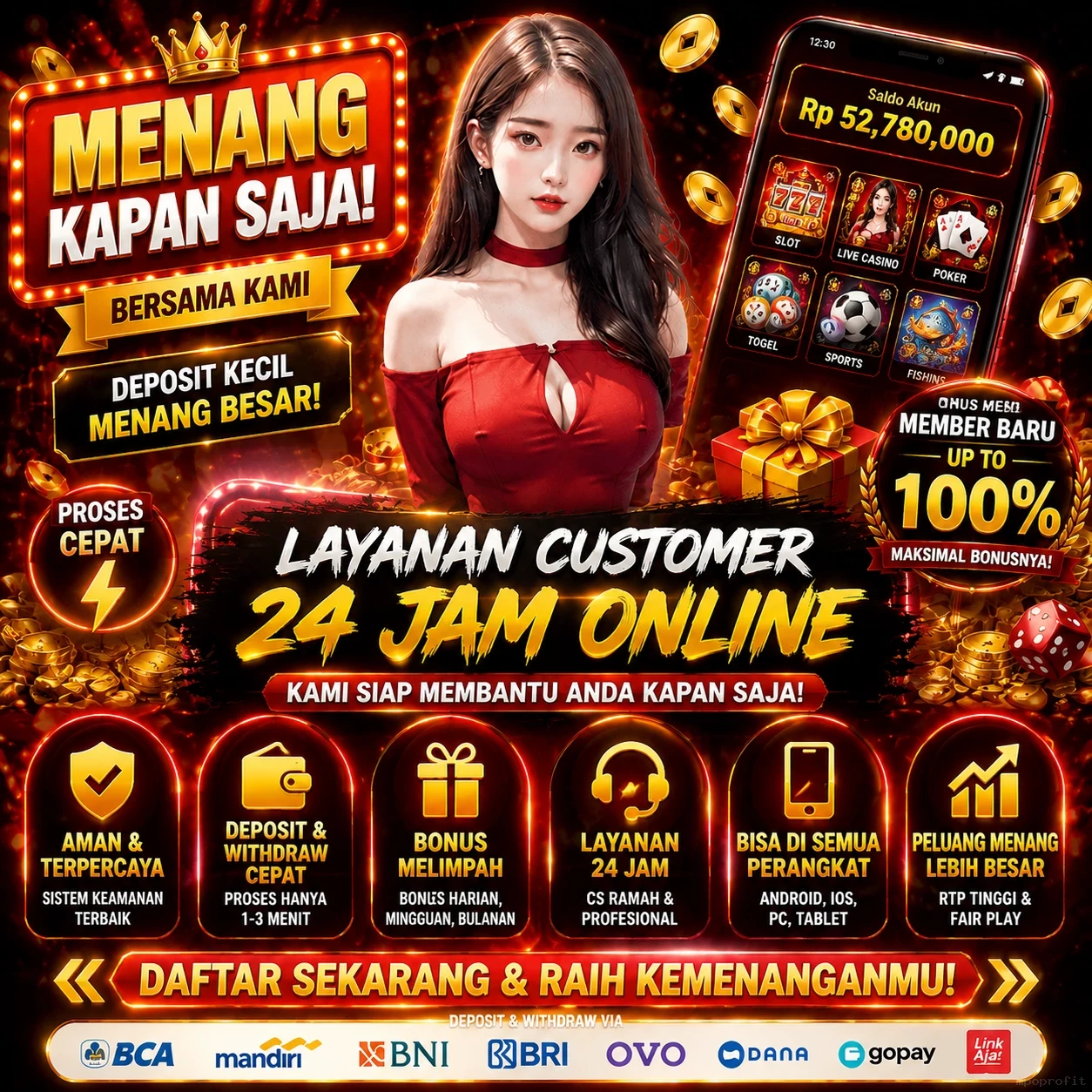 Tampilan antarmuka mpoprofit APK v4.7.5 saat pengujian performa dan keamanan di perangkat Android